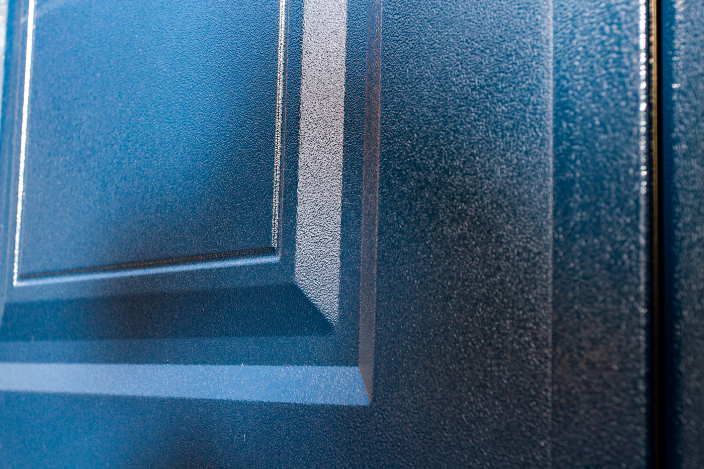 Novoferm Georgian Split Side Hinged Garage Door in RAL 5011 Steel Blue