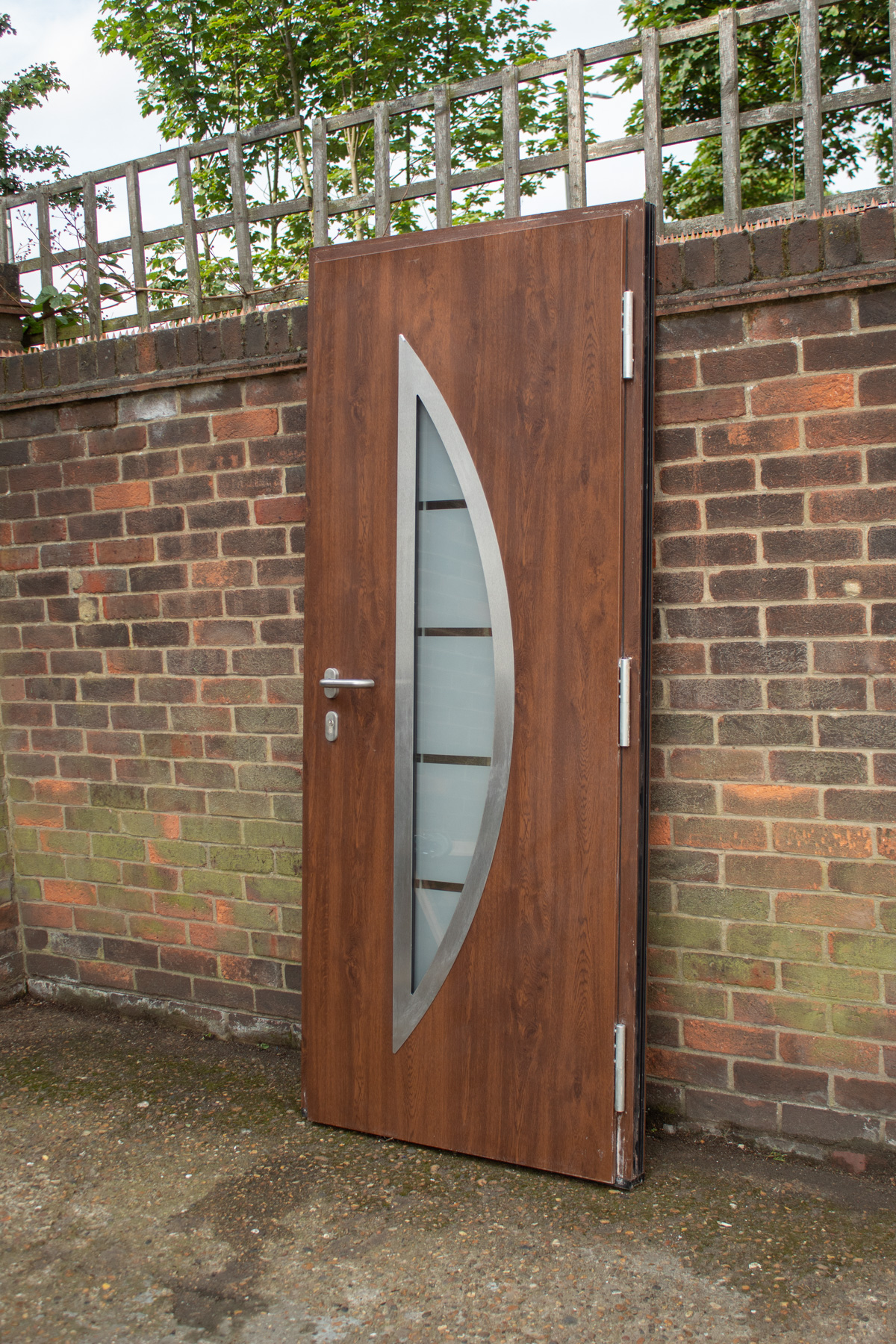 Hormann ThermoPro TPS 900 in Dark Oak Decograin