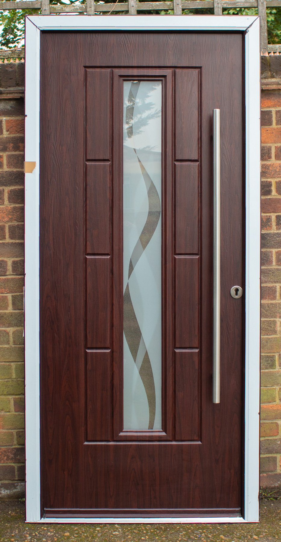 Rockdoor Vermont LH Opening Inwards in Rosewood