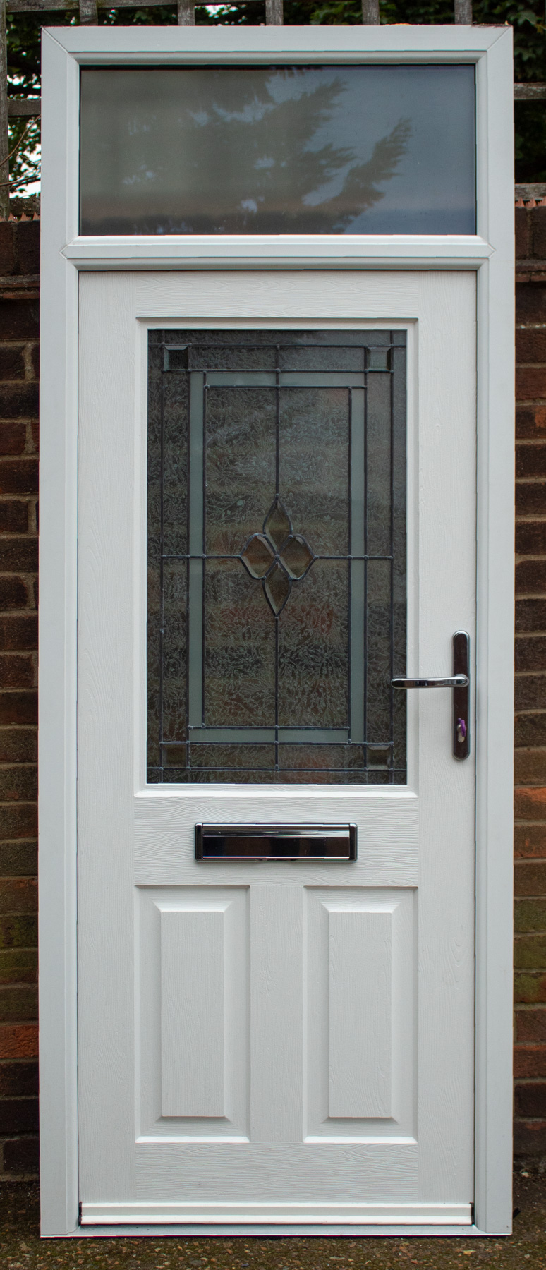 Rockdoor Windsor LH Opening Inwards in White Woodgrain