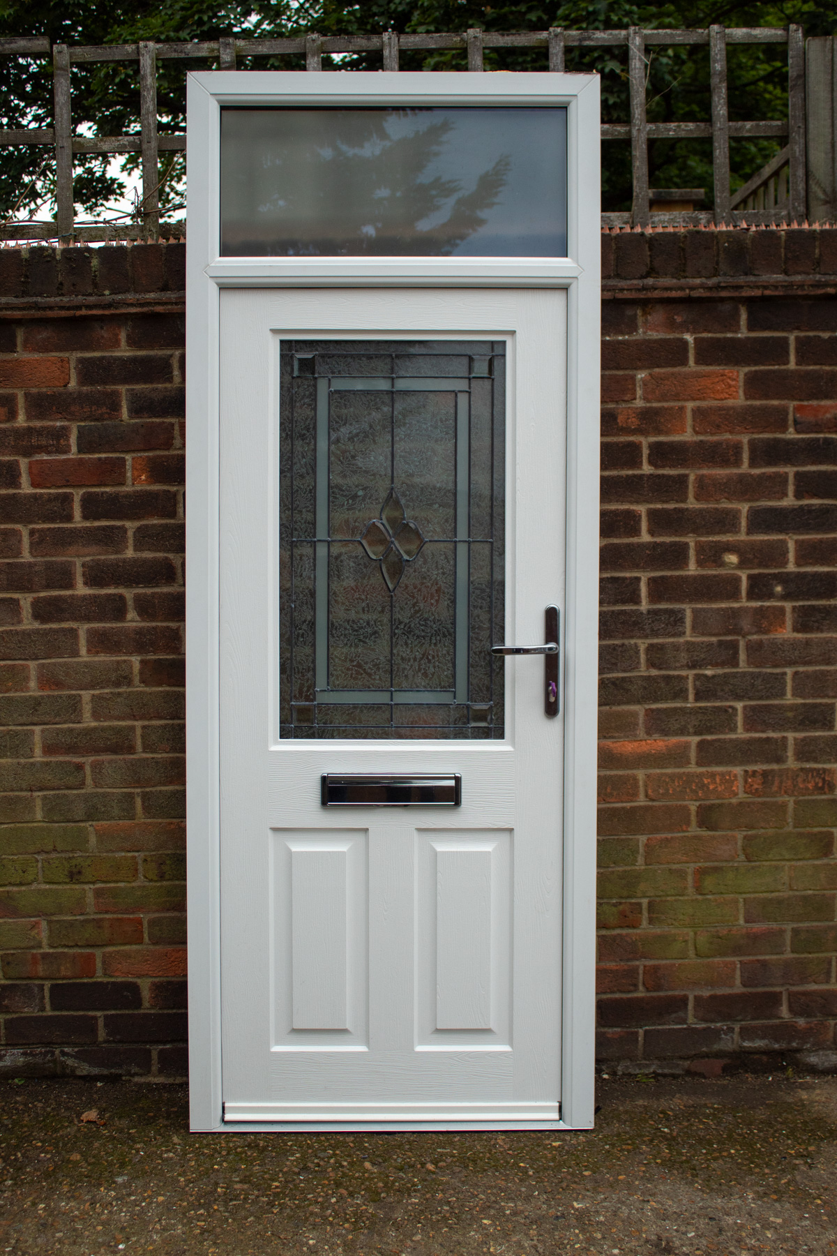 Rockdoor Windsor LH Opening Inwards in White Woodgrain