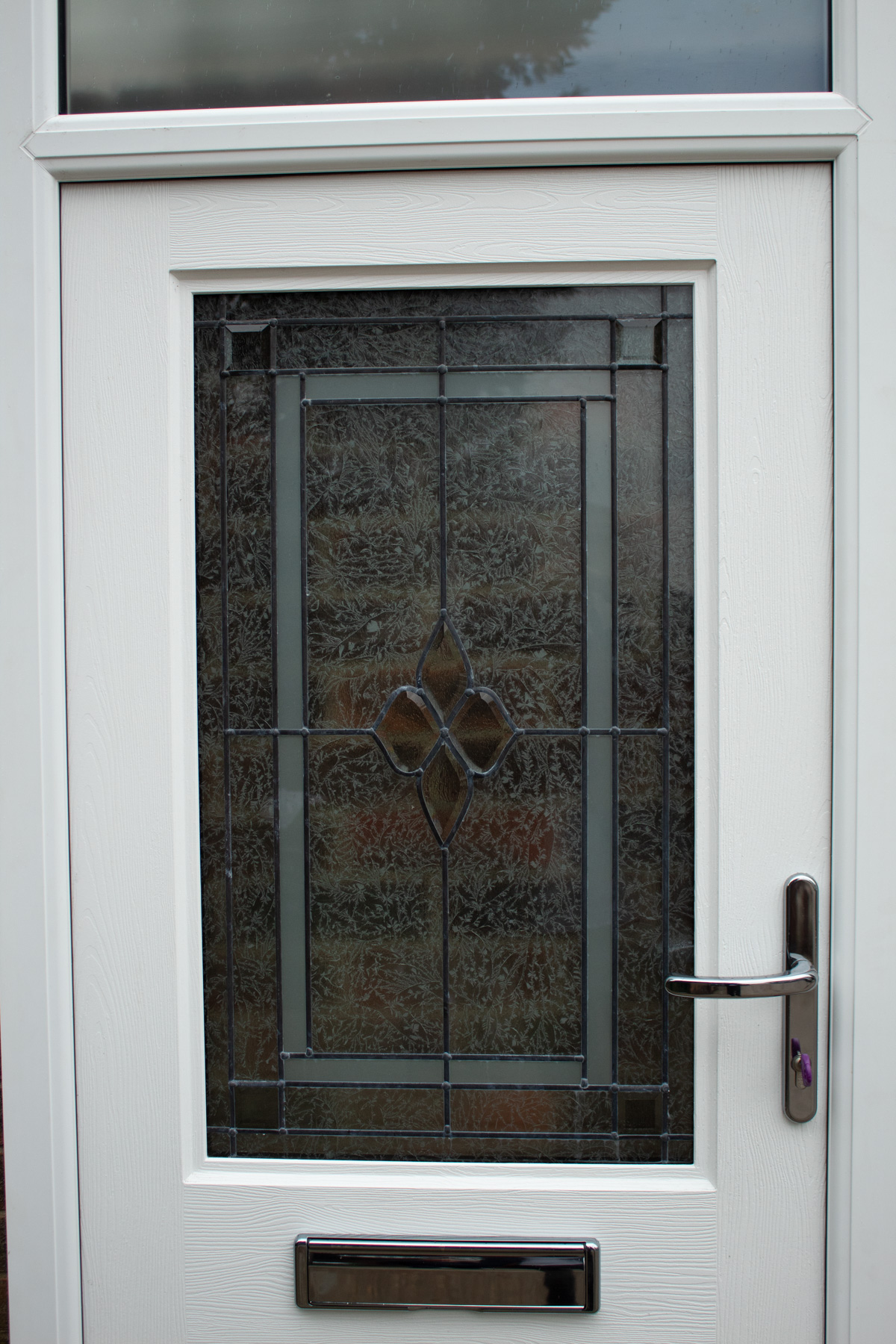 Rockdoor Windsor LH Opening Inwards in White Woodgrain