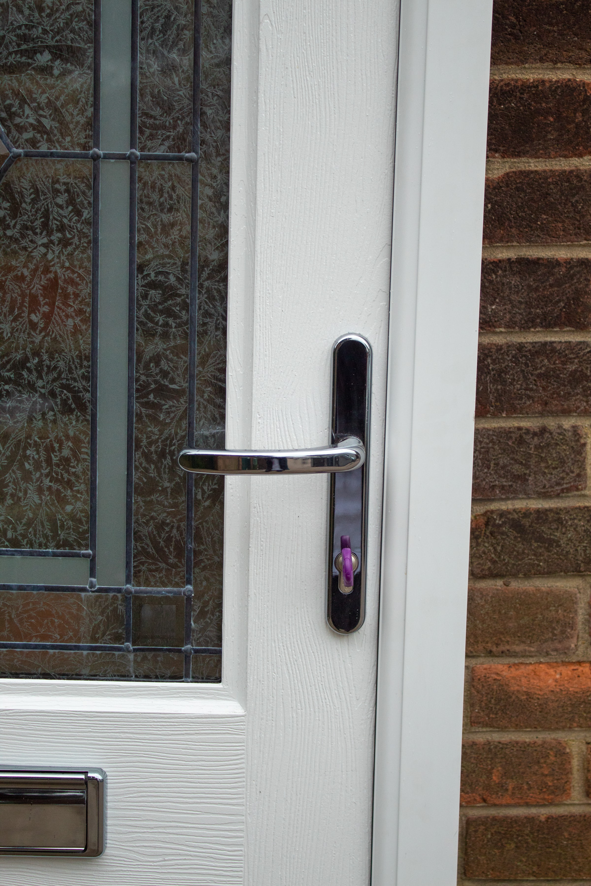 Rockdoor Windsor LH Opening Inwards in White Woodgrain