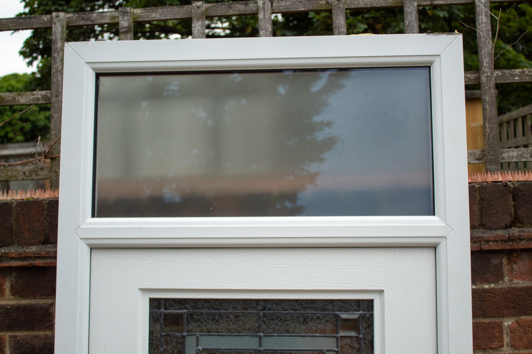 Rockdoor Windsor LH Opening Inwards in White Woodgrain