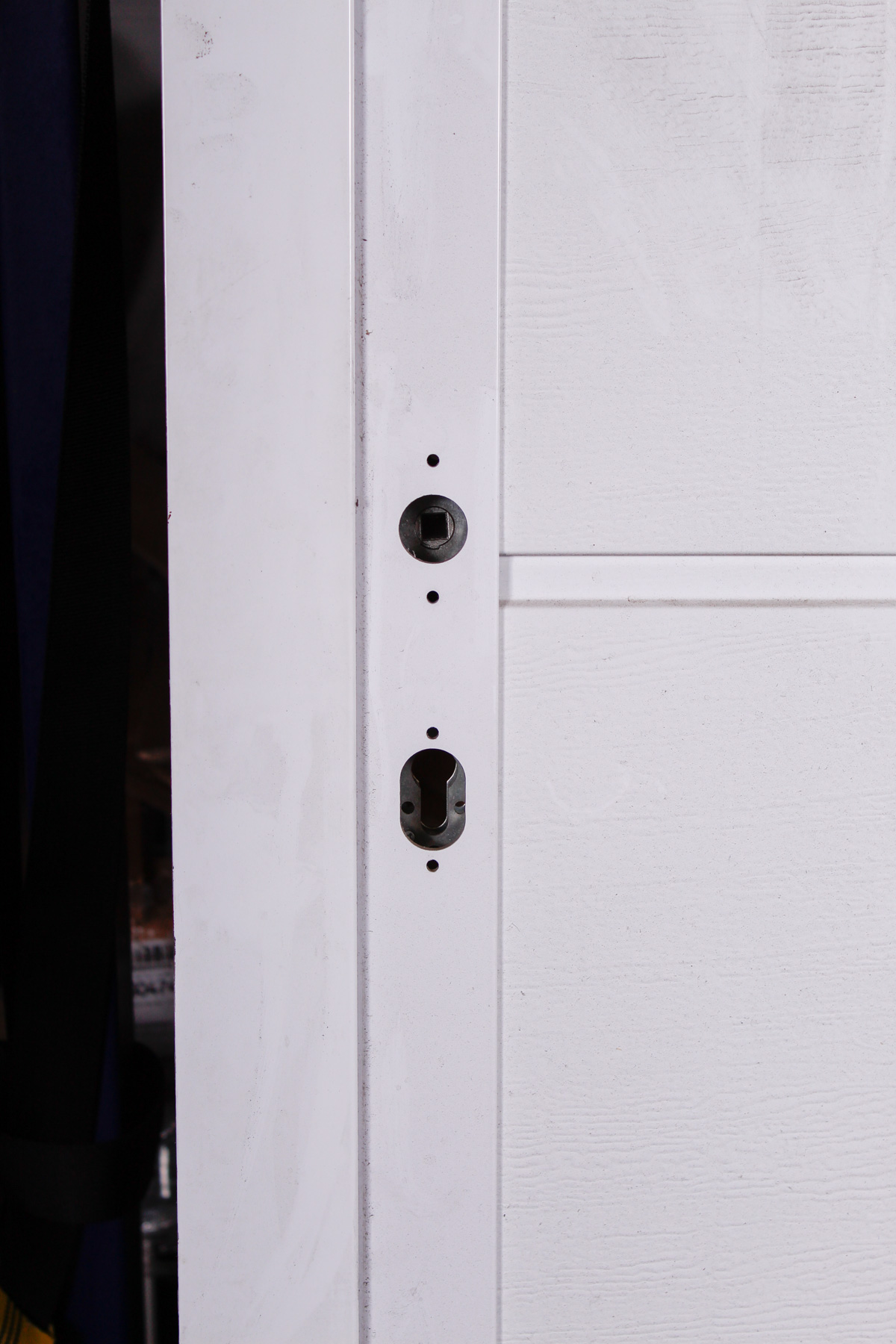 Hormann Ecotherm Pannelled Georgian in White Primed