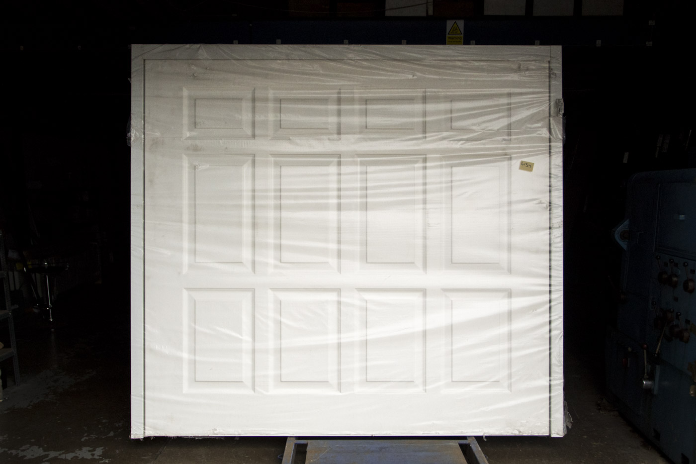 Wessex Georgian Tall 3C Retractable Up and Over Garage Door White