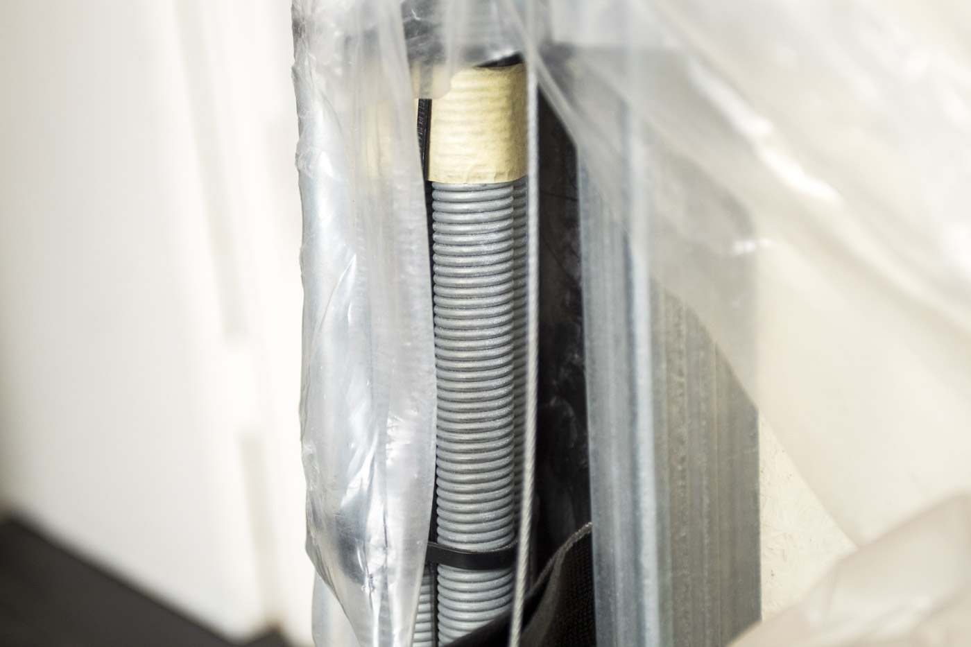 Wessex Georgian Tall 3C Retractable Up and Over Garage Door White