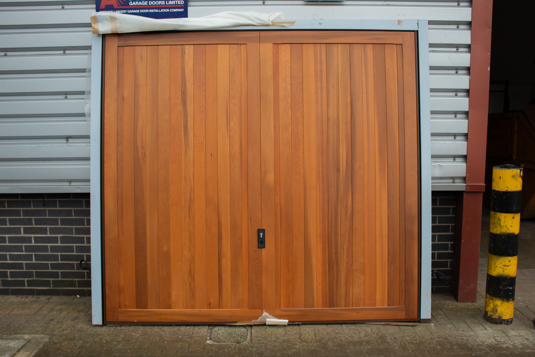 Woodrite Caxton Copy Vertical with Border which is Basecoat Treated