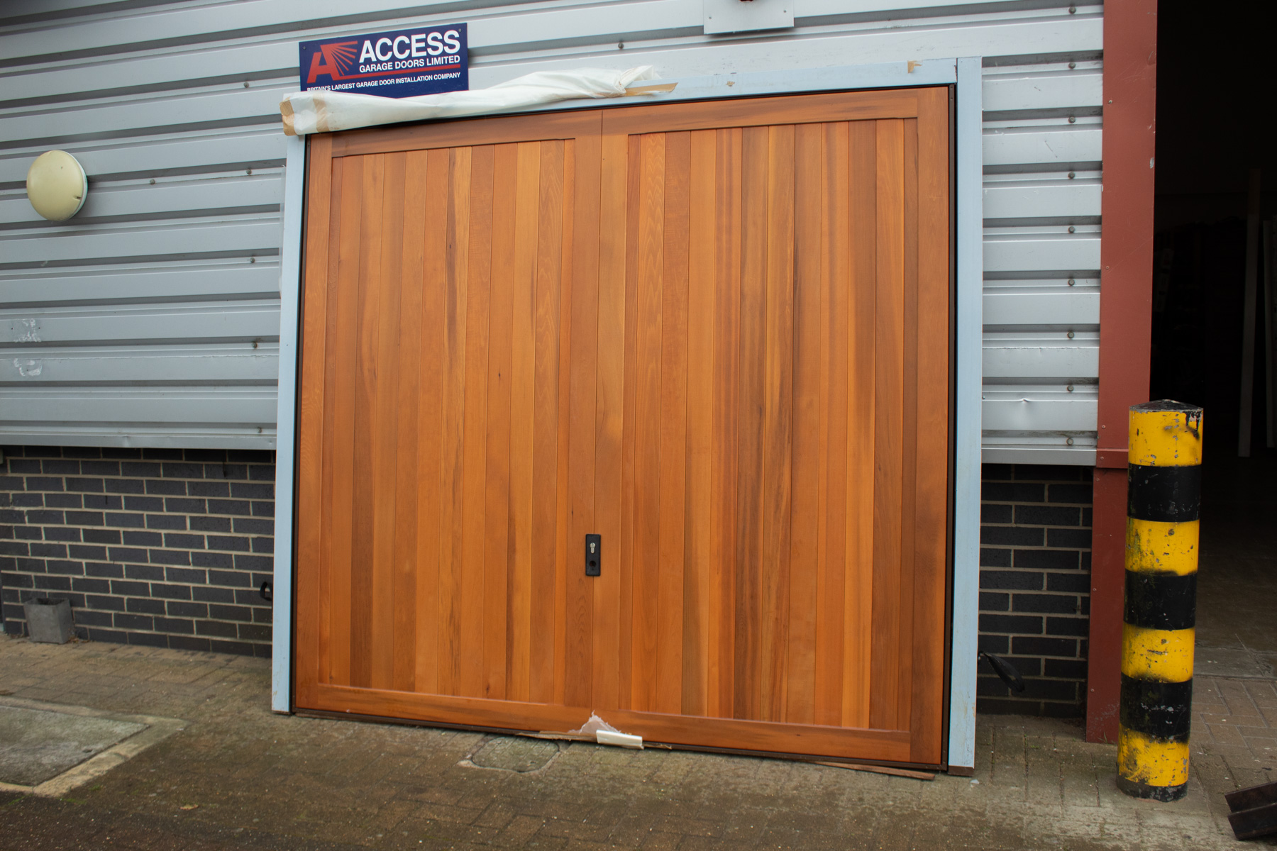 Woodrite Caxton Copy Vertical with Border which is Basecoat Treated