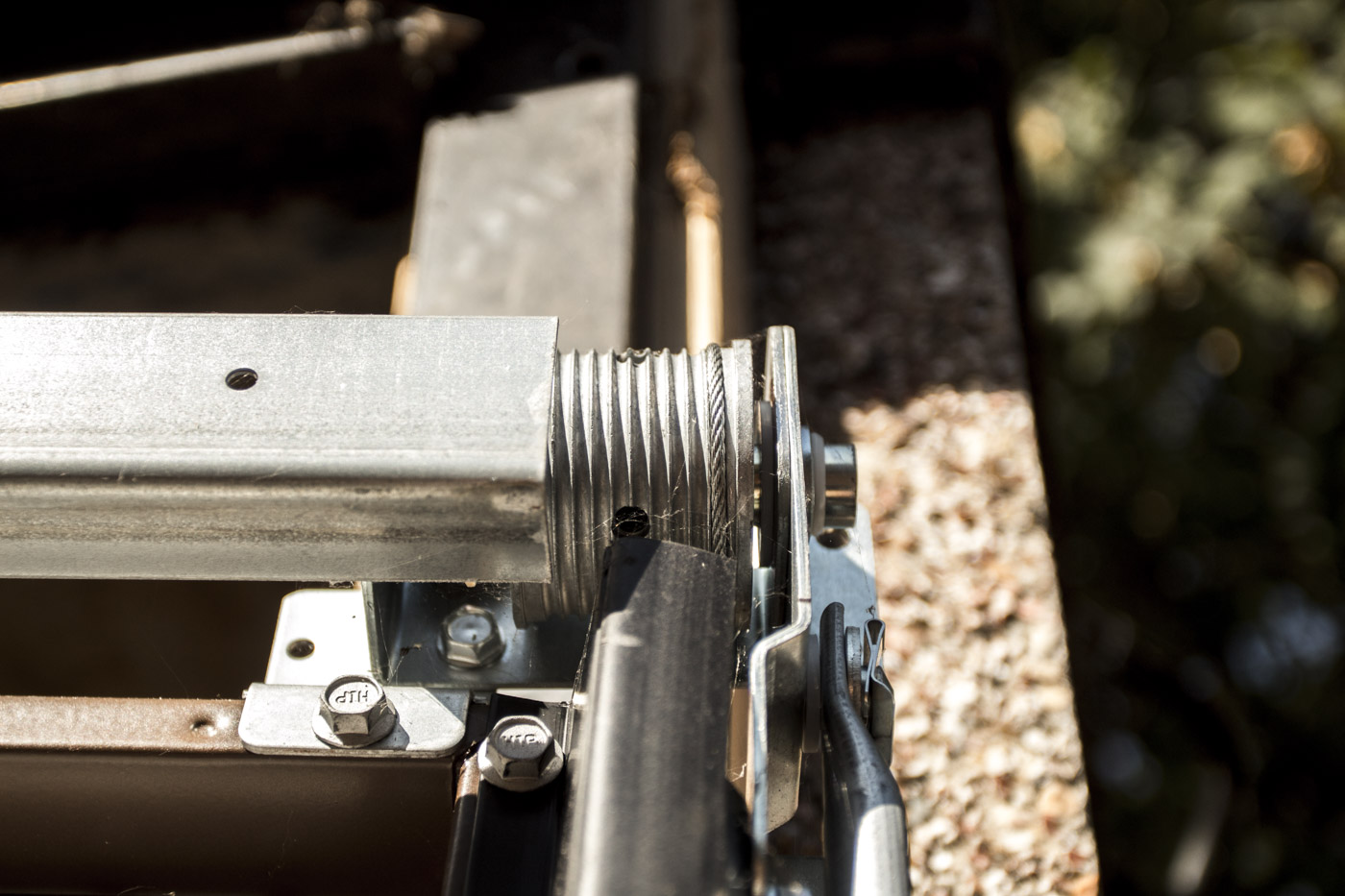Garador Penshurst Tudor Honey Beech Canopy Garage Door