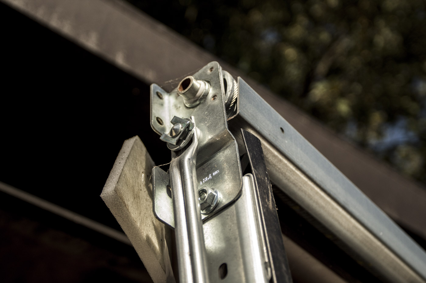 Garador Penshurst Tudor Honey Beech Canopy Garage Door