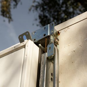 Garador Georgian Canopy Garage Door in White