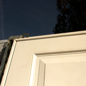 Garador Georgian Canopy Garage Door in White