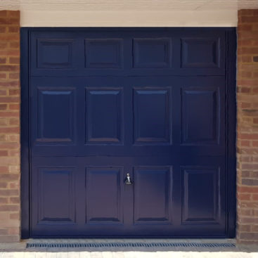 Garador Beaumont Garage Door in Steel Blue