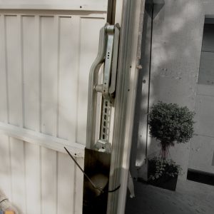 Garador Carlton Vertically Ribbed Retractable Garage Door in White