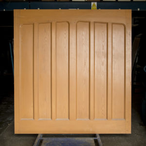 Apex Cornwall Tudor in Golden Brown Panel Only Up and Over Garage Door