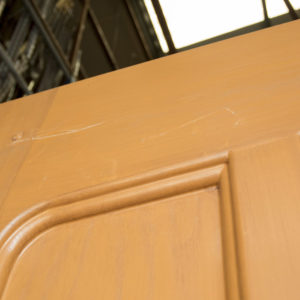 Apex Cornwall Tudor in Golden Brown Panel Only Up and Over Garage Door