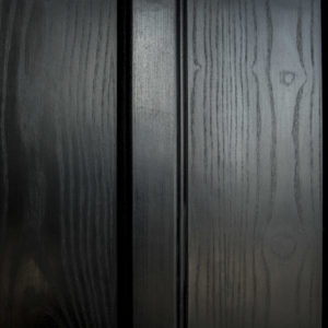 Wessex Pembroke Tudor Black Woodgrain Up and Over Garage Door Panel
