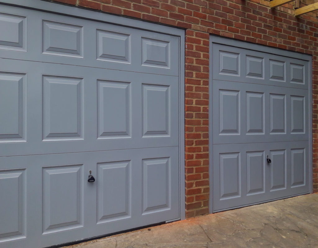 2 x Garador Beaumont Canopy Garage Doors