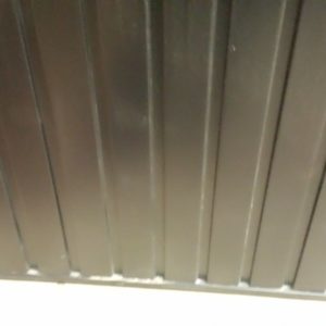 Garador Carlton Vertically Ribbed in a Fully Finished Black