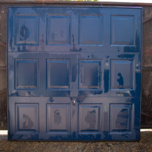 Garador Georgian finished in RAL5011 Blue