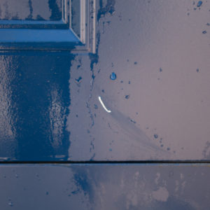 Garador Georgian finished in RAL5011 Blue