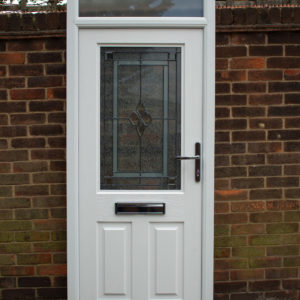 Rockdoor Windsor LH Opening Inwards in White Woodgrain