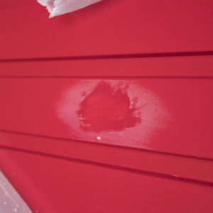 Garador Horizon Canopy Garage Door in Ruby Red