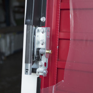 Garador Horizon Canopy Garage Door in Ruby Red