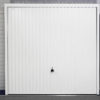 Garador Carlton Guardian SBD Vertical Rib Canopy Garage Door in White