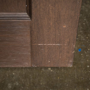 Apex Devon Tudor Up-and-Over Garage Door Panel in Dark Oak