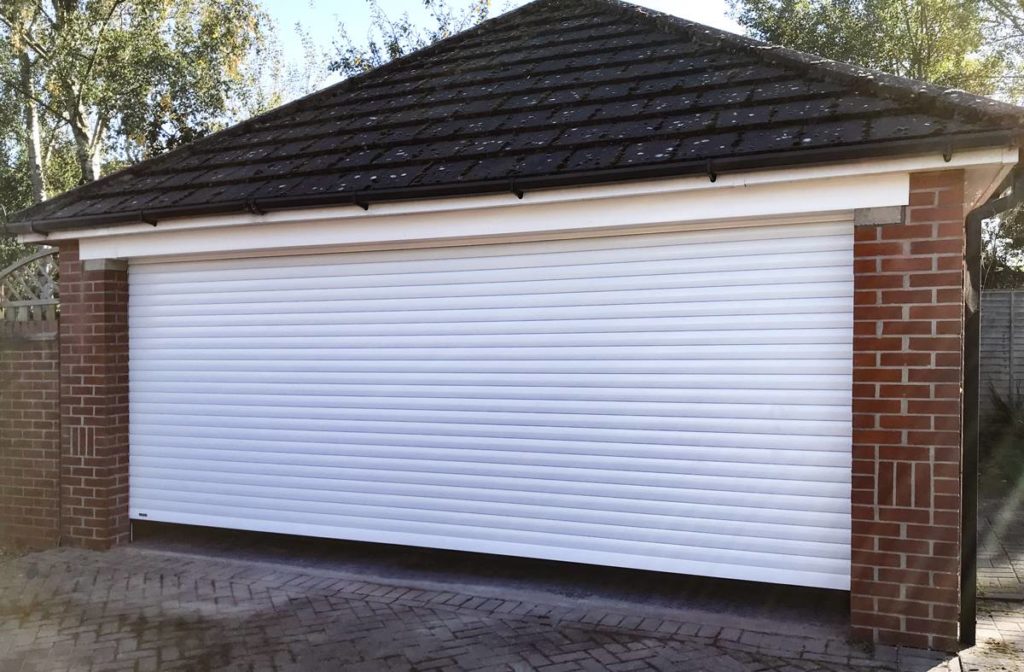 SWS Classic Roller Shutter Double Door in White