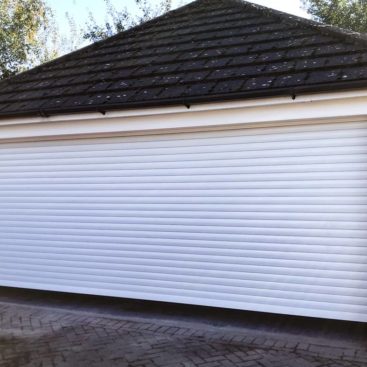 SWS Classic Roller Shutter Double Door in White