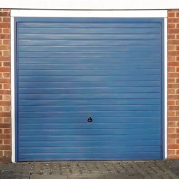 Garador Horizon Canopy Door in Pigeon Blue