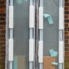 Horman Sidelite, Sandblasted Glass with Anthracite (RAL7016) Frame