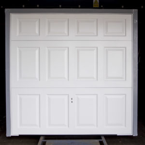 Garador Beaumont Georgian Retractable Garage Door in White