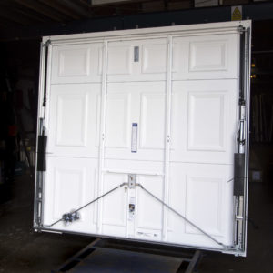 Garador Beaumont Georgian Retractable Garage Door in White