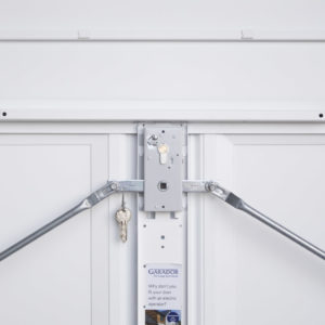 Garador Beaumont Georgian Retractable Garage Door in White
