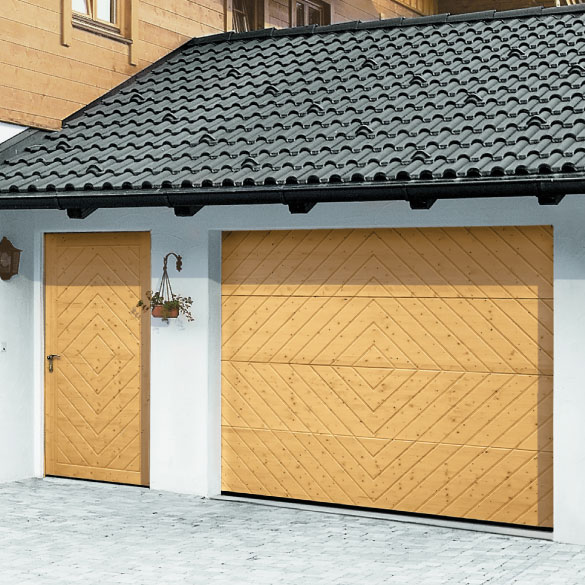 Hormann Sectional Timber Garage Doors