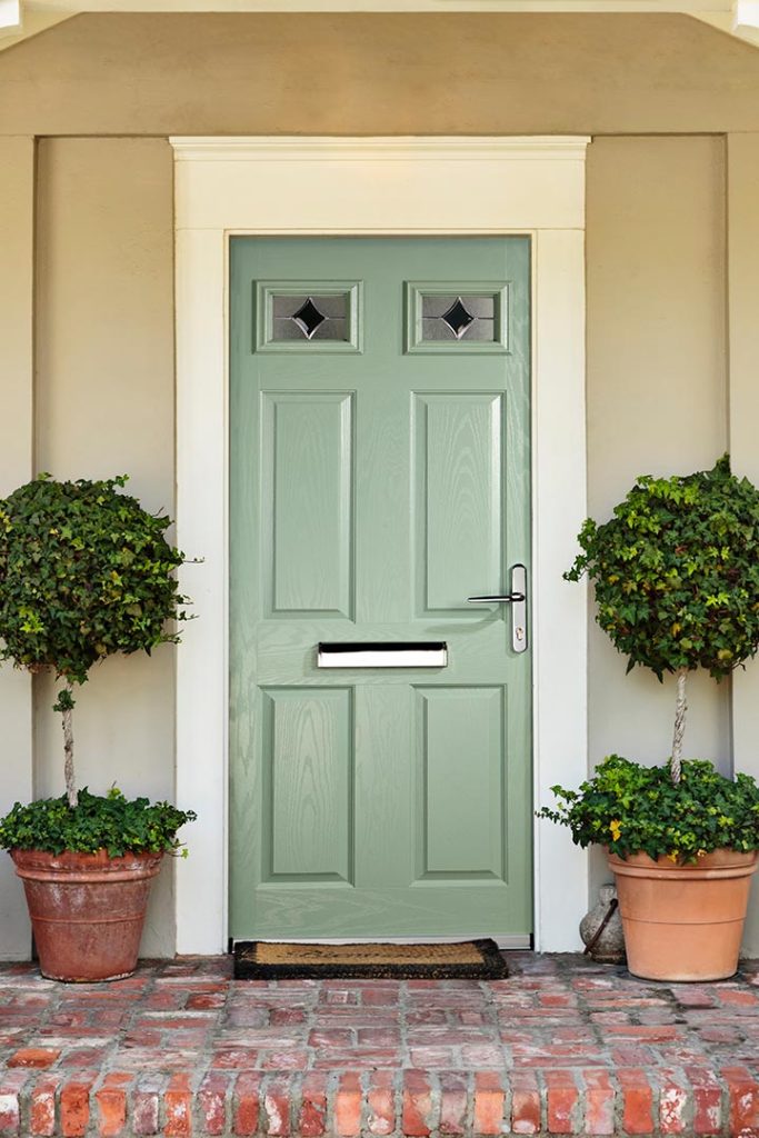 Composite front doors