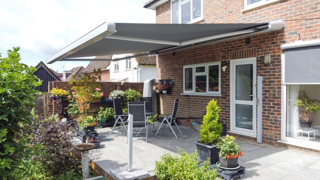 Markilux MX1 Designer Awning - Metallic Aluminium Casette and Sunvas fabric