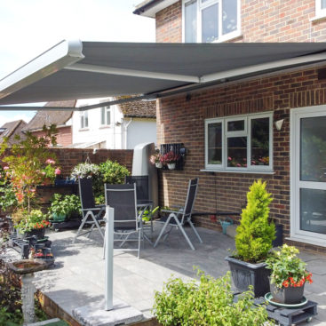 Markilux MX1 Designer Awning - Metallic Aluminium Casette and Sunvas fabric