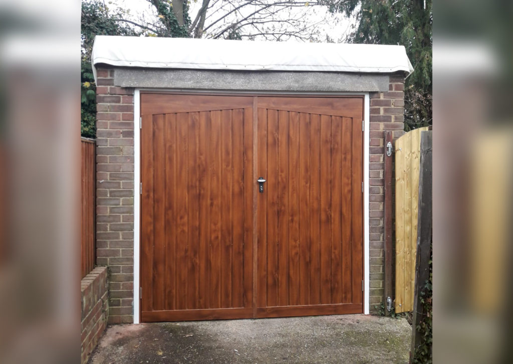 Fort Doors Steel Side Hinged Garage Door in Alton design