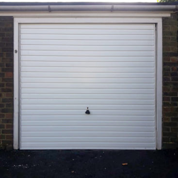 Garador Horizon Steel Up & Over Garage Door Finished in Traffic White