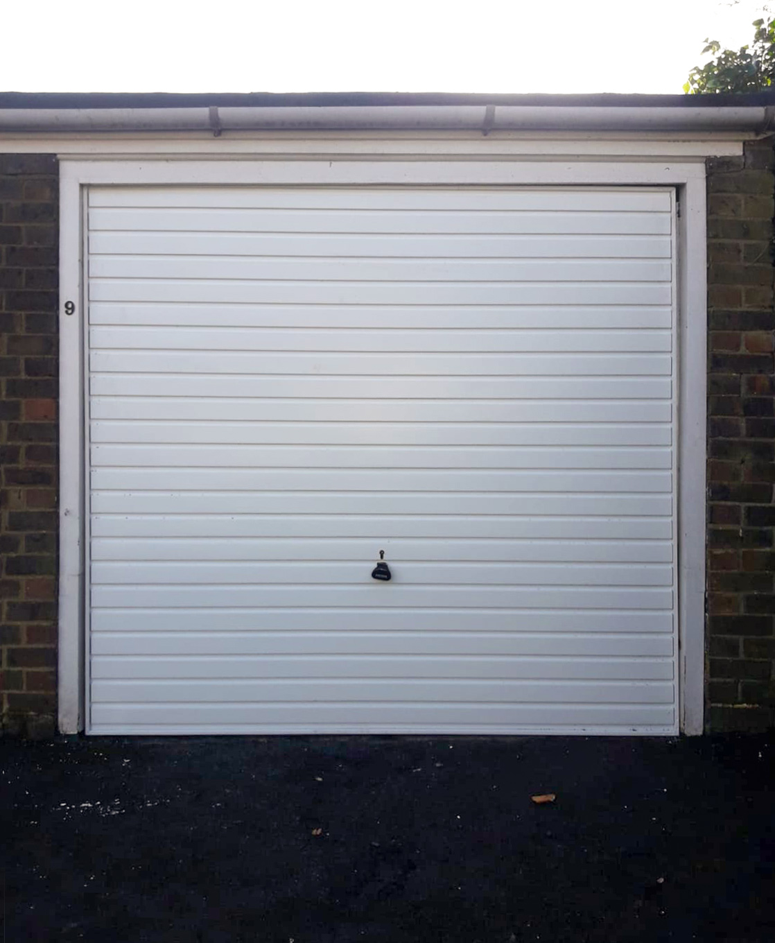 Garador Horizon Steel Up & Over Garage Door Finished in Traffic White