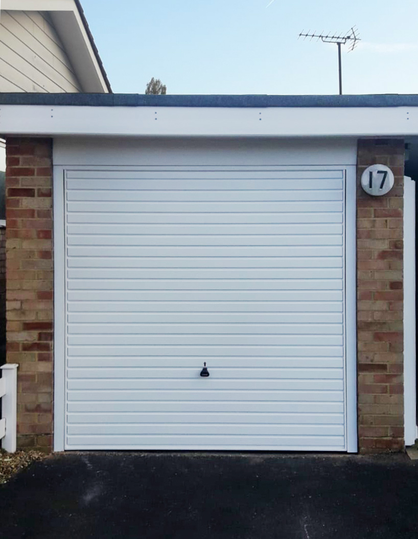 Garador Horizon Steel Up & Over Garage Door Finished In Traffic White