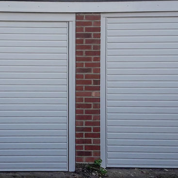 Garador Horizon Steel Up & Over Garage Doors Finished In Traffic White