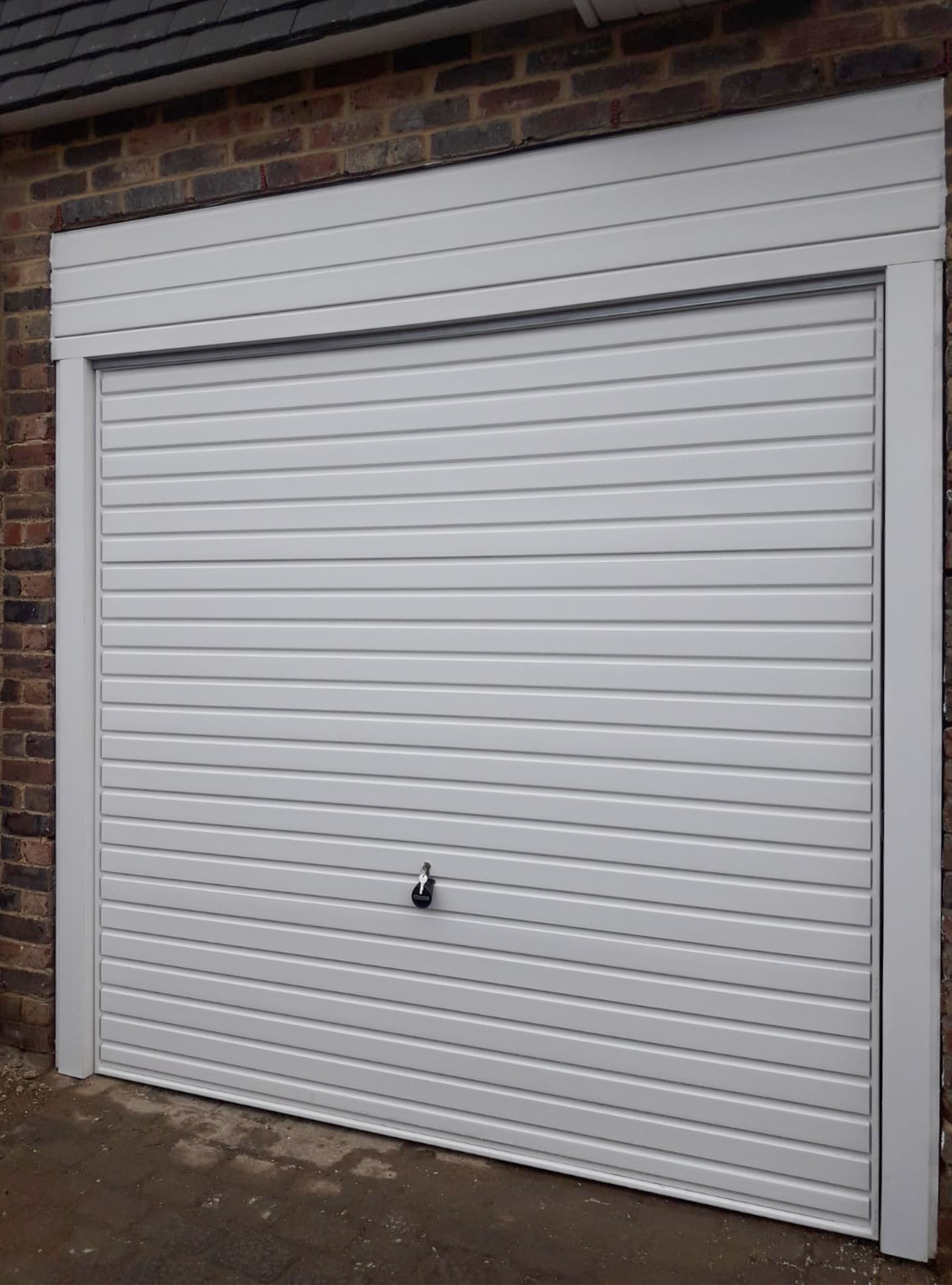 Hormann 2002 Steel Up & Over Horizontal Garage Door Finished in Traffic White