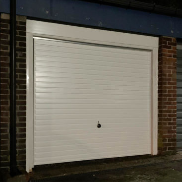 Hormann 2002 Steel Up & Over Horizontal Garage Door Finished in White