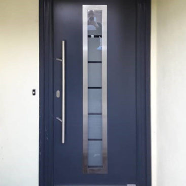 Hörmann Thermo46 Entrance Door, Finished in Anthracite Grey